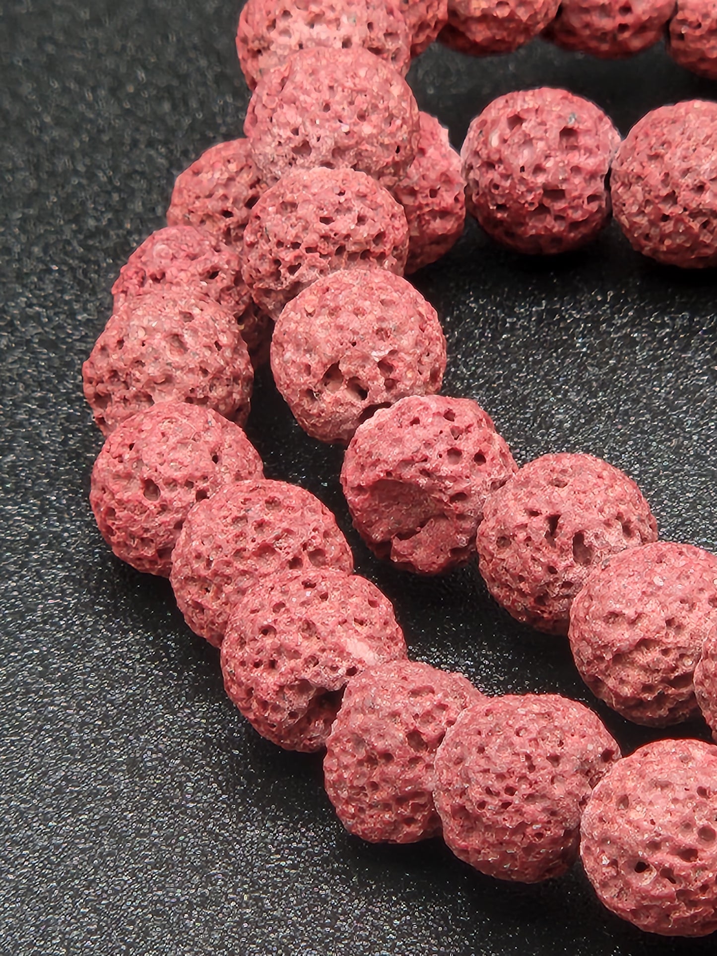 Red Lava Stone Bead Bracelets
