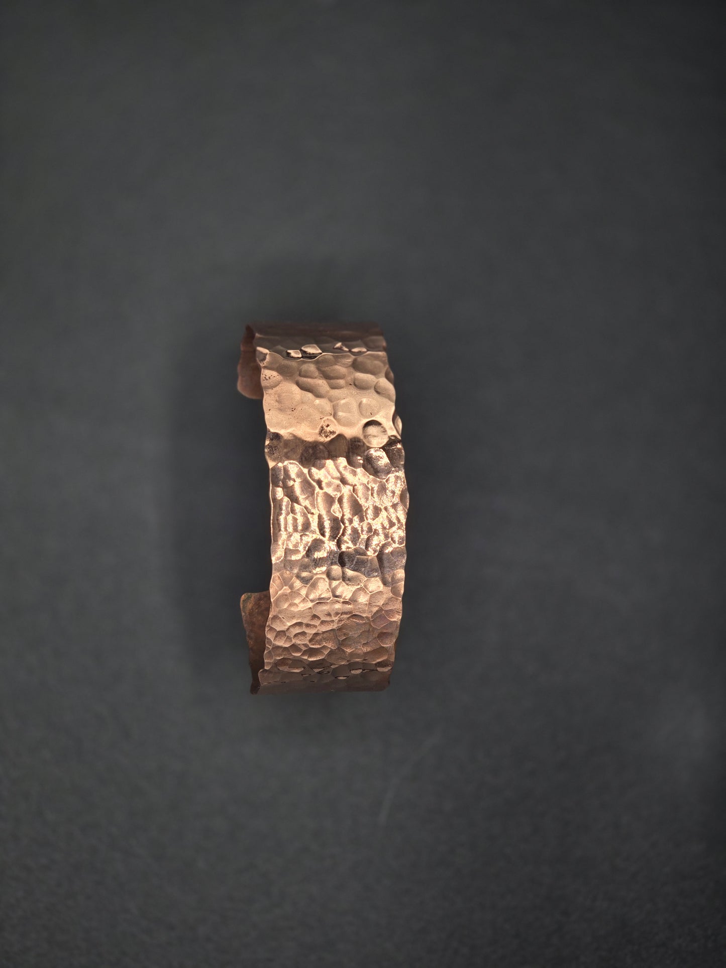 Hammered Copper Bracelet 6.25inches Cuff