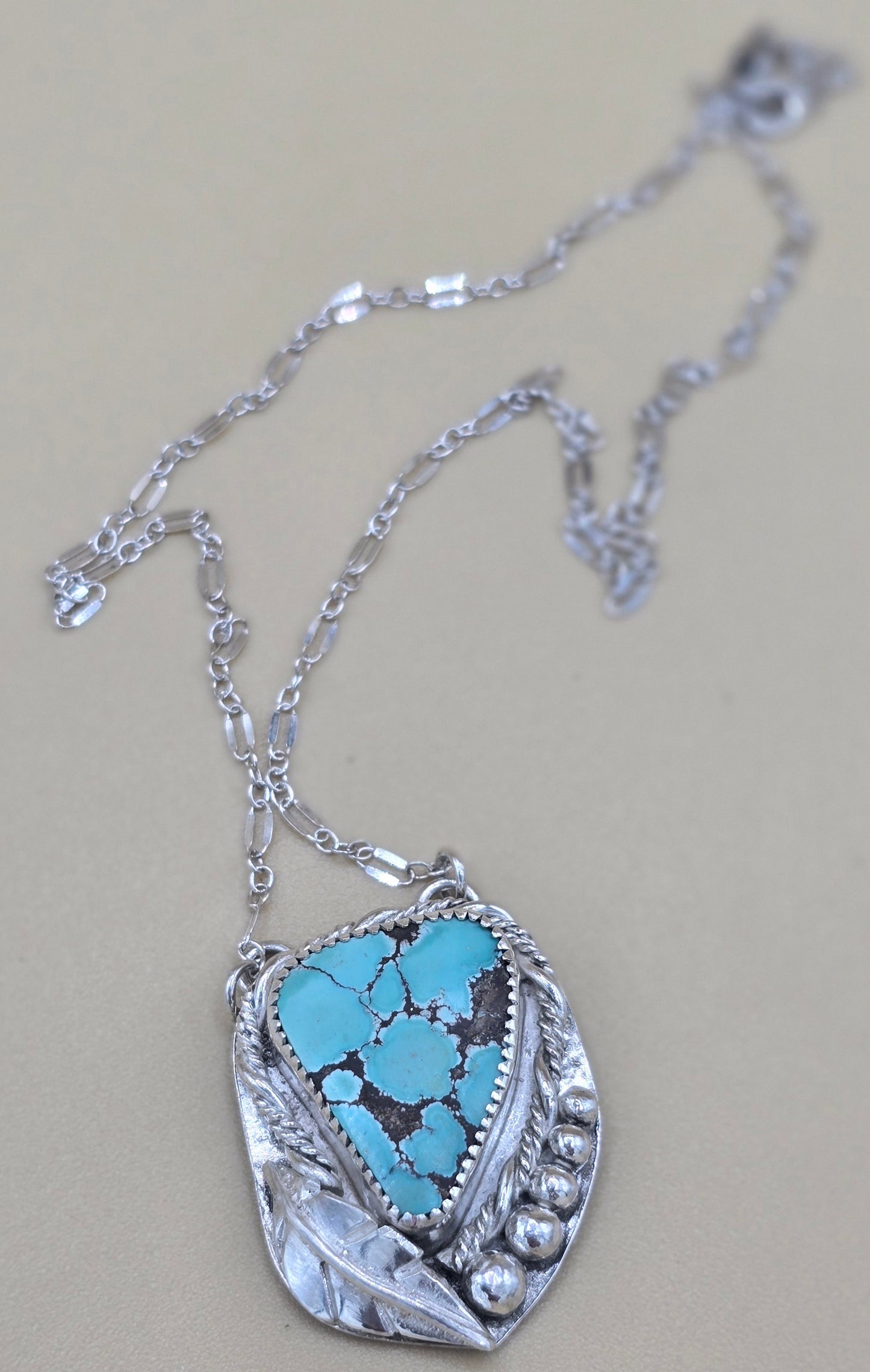 Turquoise and feather