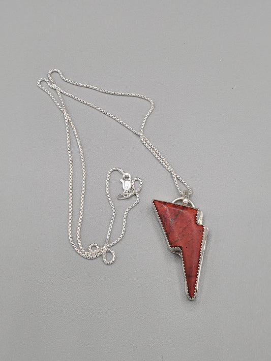 Red "Rainbow" Turquoise Necklace