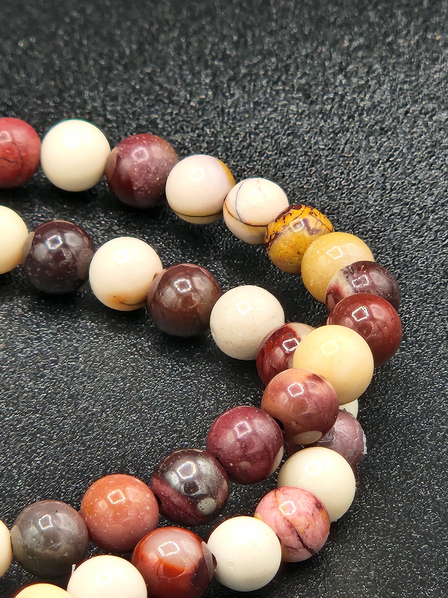 Mookaite Bead Bracelets, 6mm