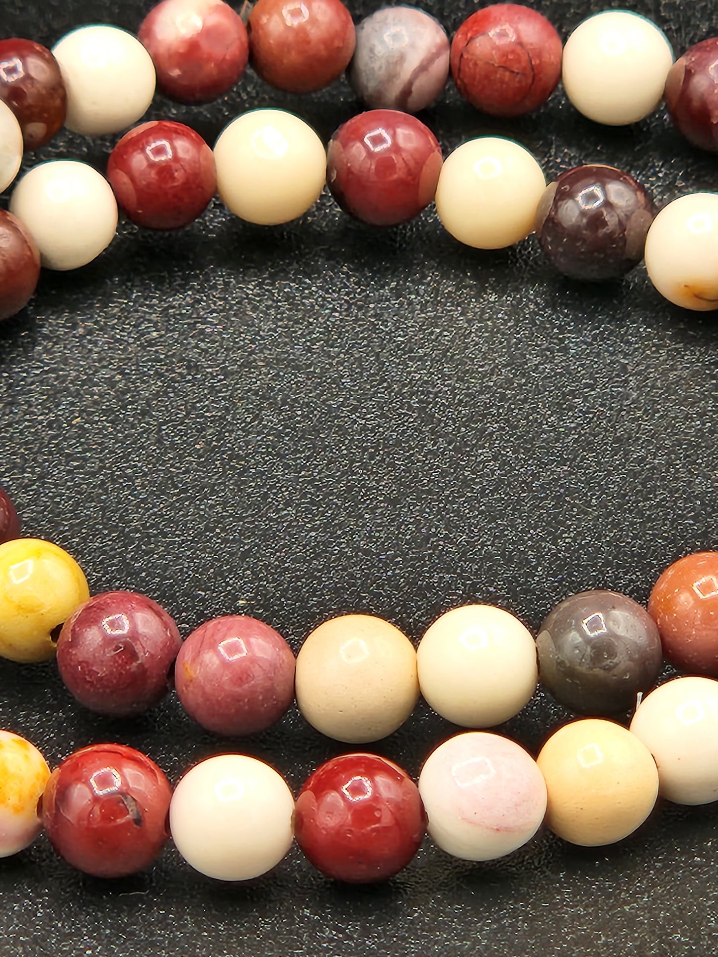 Mookaite Bead Bracelets, 6mm