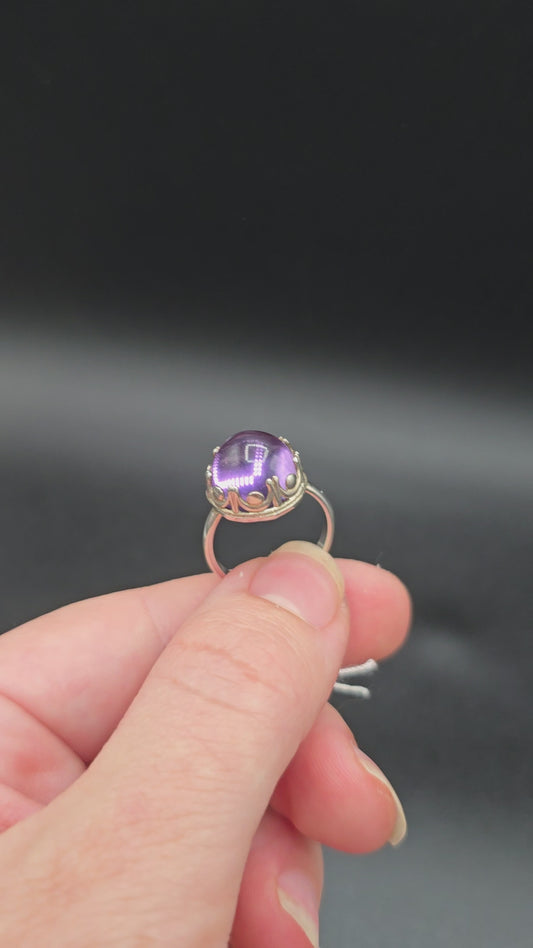 Size 6.5 Amethyst ring
