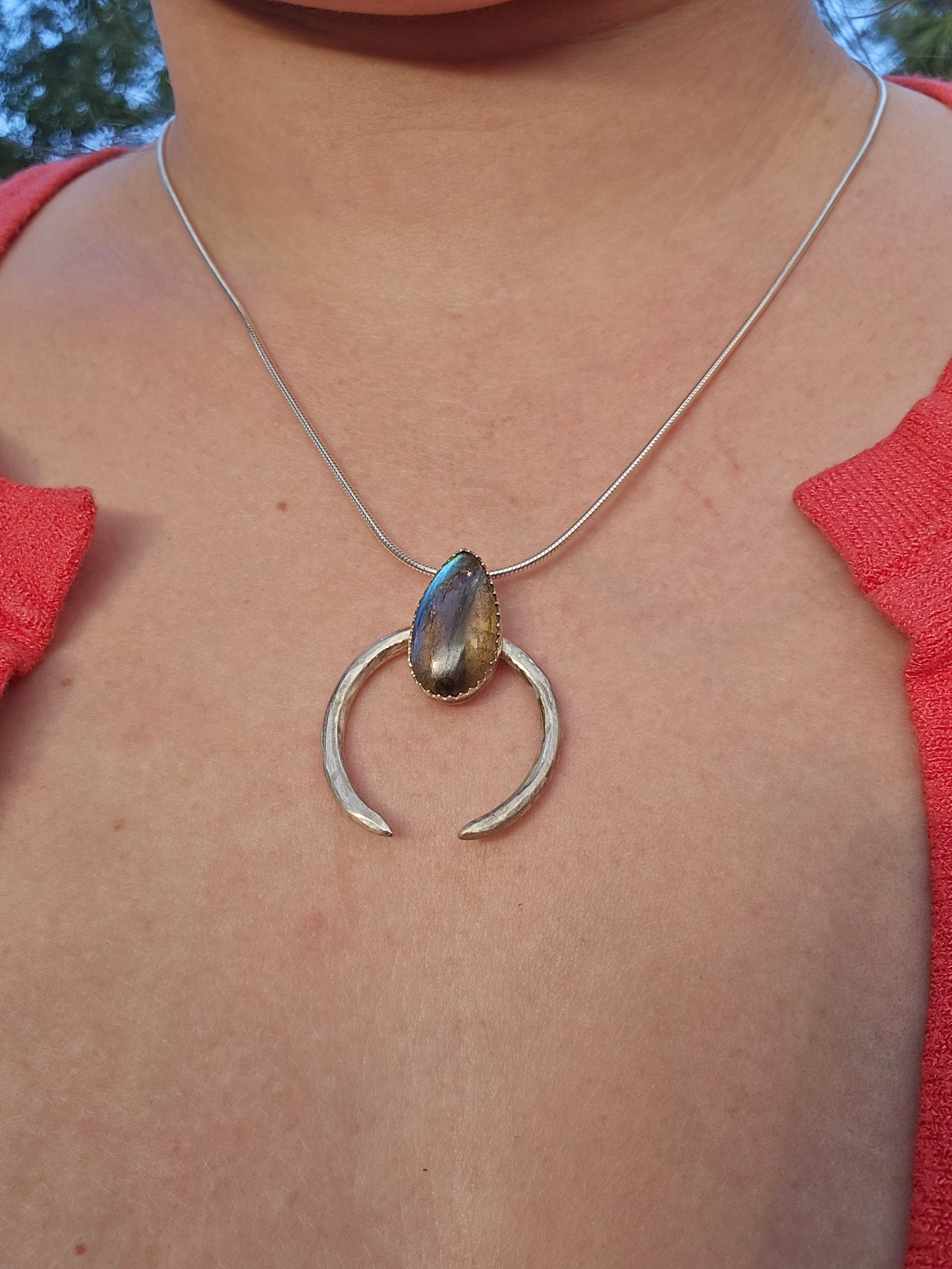 Blue Labradorite necklace
